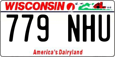 WI license plate 779NHU