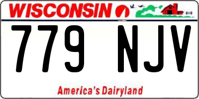 WI license plate 779NJV