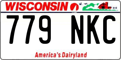 WI license plate 779NKC