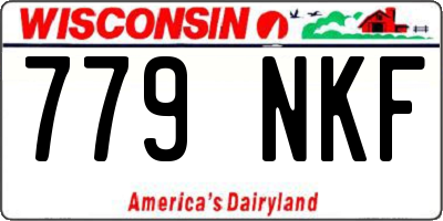 WI license plate 779NKF