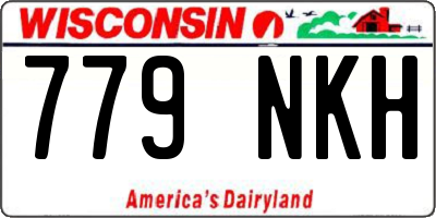 WI license plate 779NKH