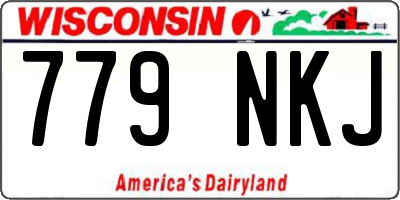 WI license plate 779NKJ