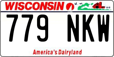 WI license plate 779NKW