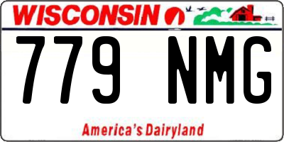 WI license plate 779NMG