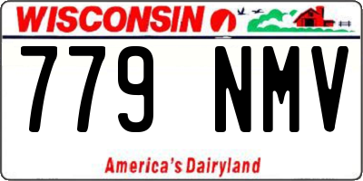 WI license plate 779NMV
