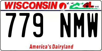 WI license plate 779NMW