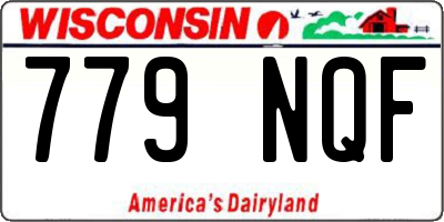 WI license plate 779NQF