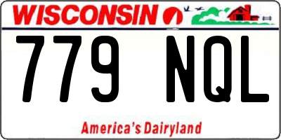 WI license plate 779NQL