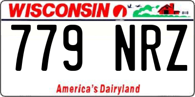 WI license plate 779NRZ