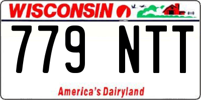WI license plate 779NTT