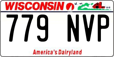 WI license plate 779NVP