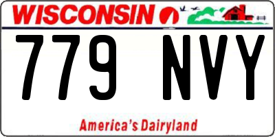WI license plate 779NVY
