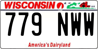 WI license plate 779NWW
