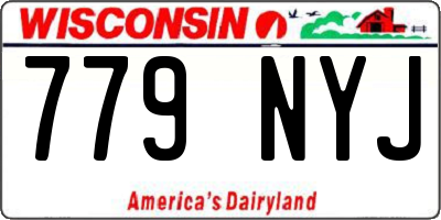 WI license plate 779NYJ