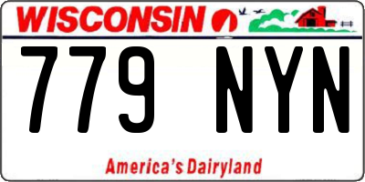 WI license plate 779NYN