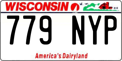 WI license plate 779NYP