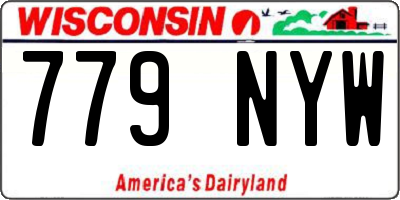 WI license plate 779NYW