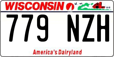 WI license plate 779NZH