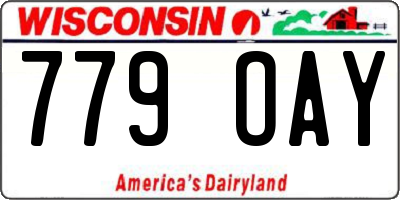 WI license plate 779OAY