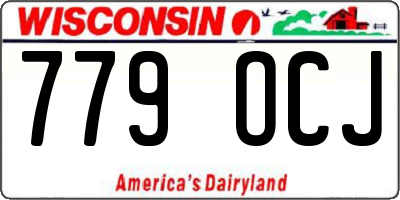 WI license plate 779OCJ