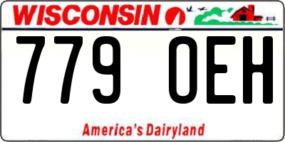 WI license plate 779OEH