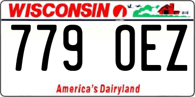 WI license plate 779OEZ