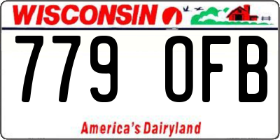 WI license plate 779OFB