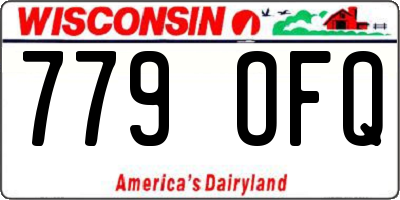 WI license plate 779OFQ