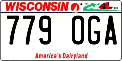 WI license plate 779OGA