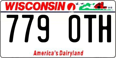 WI license plate 779OTH