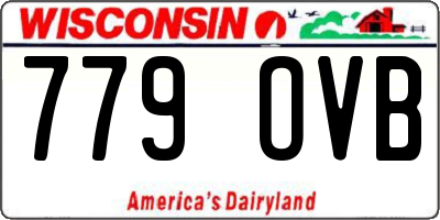 WI license plate 779OVB