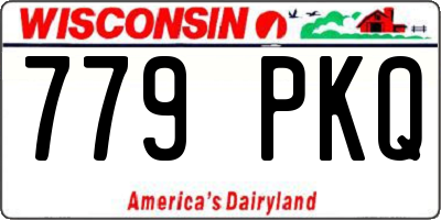 WI license plate 779PKQ