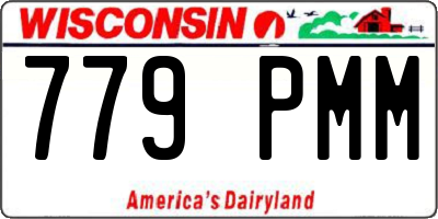 WI license plate 779PMM