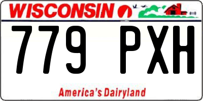 WI license plate 779PXH