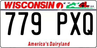 WI license plate 779PXQ