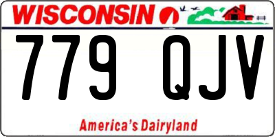 WI license plate 779QJV