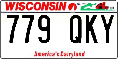 WI license plate 779QKY