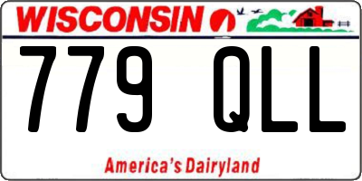 WI license plate 779QLL