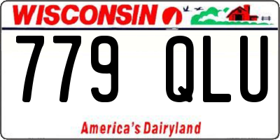 WI license plate 779QLU