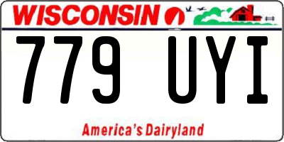 WI license plate 779UYI