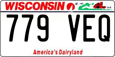 WI license plate 779VEQ