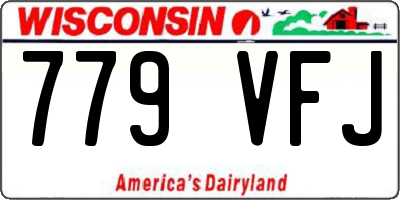 WI license plate 779VFJ