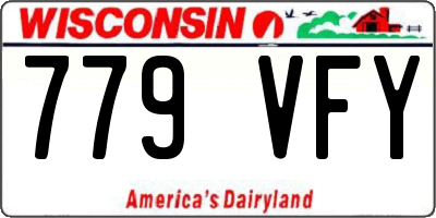 WI license plate 779VFY