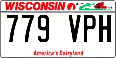 WI license plate 779VPH