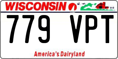 WI license plate 779VPT
