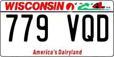 WI license plate 779VQD