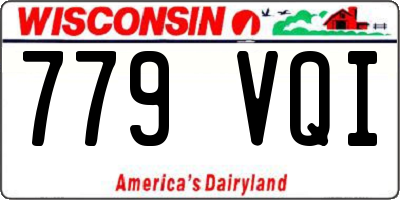 WI license plate 779VQI