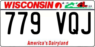 WI license plate 779VQJ