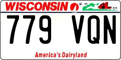 WI license plate 779VQN