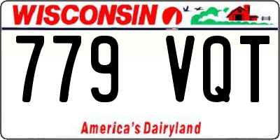 WI license plate 779VQT